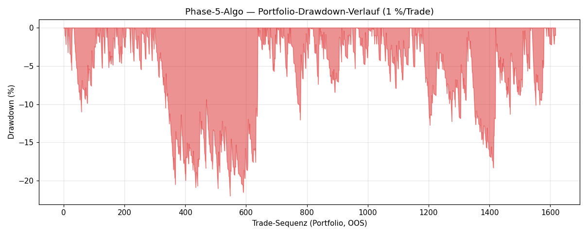 Portfolio drawdown profile